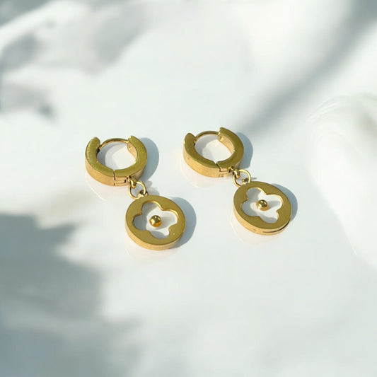 Kitty minimal Gold plated Earrings