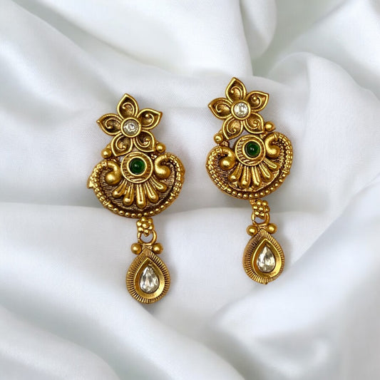 Radhika Rajwadi Gold Plated Jewellery Set