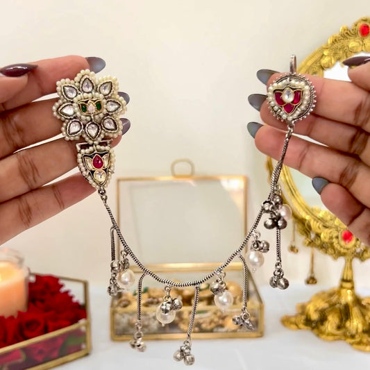 Shree Fusion Kaanchain Shahara Earrings