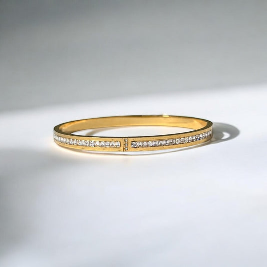 Crystal gold Plated bracelet