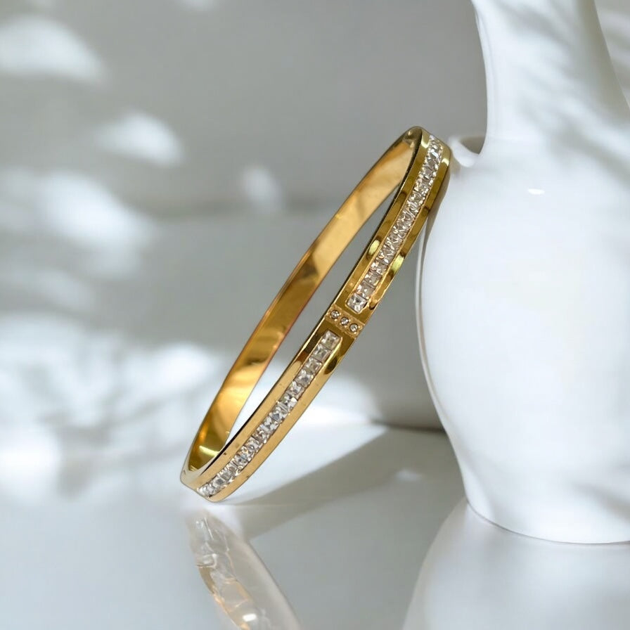 Crystal gold Plated bracelet