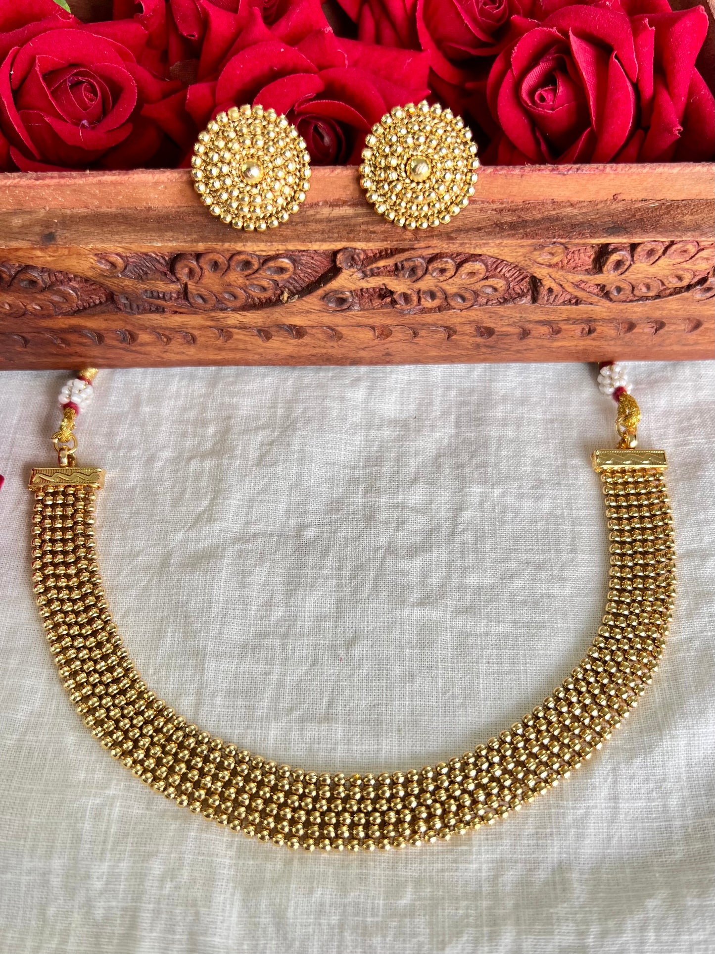 Raima Gold Plated Jewellery set