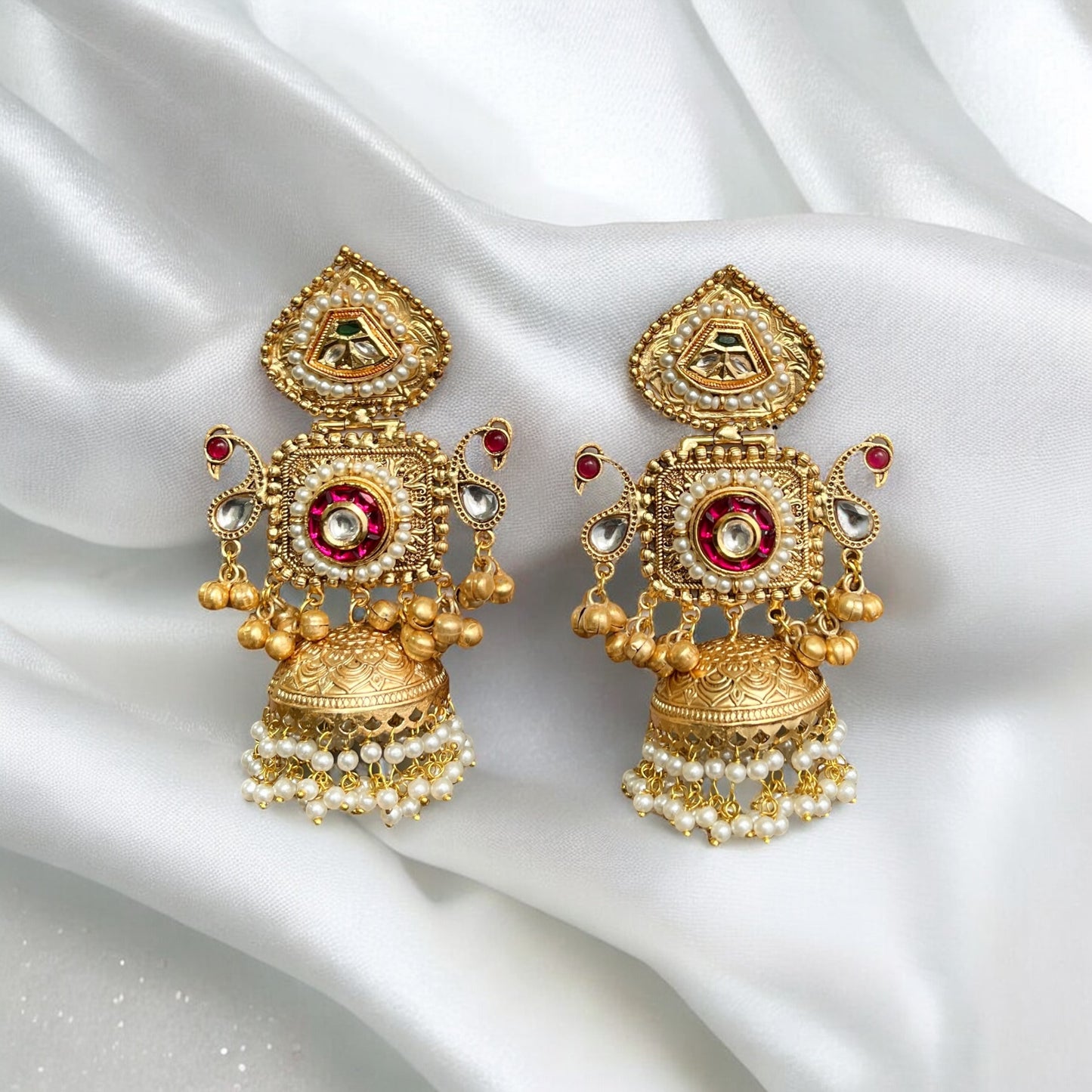 Divya Fusion Ghungroo Jhumkas