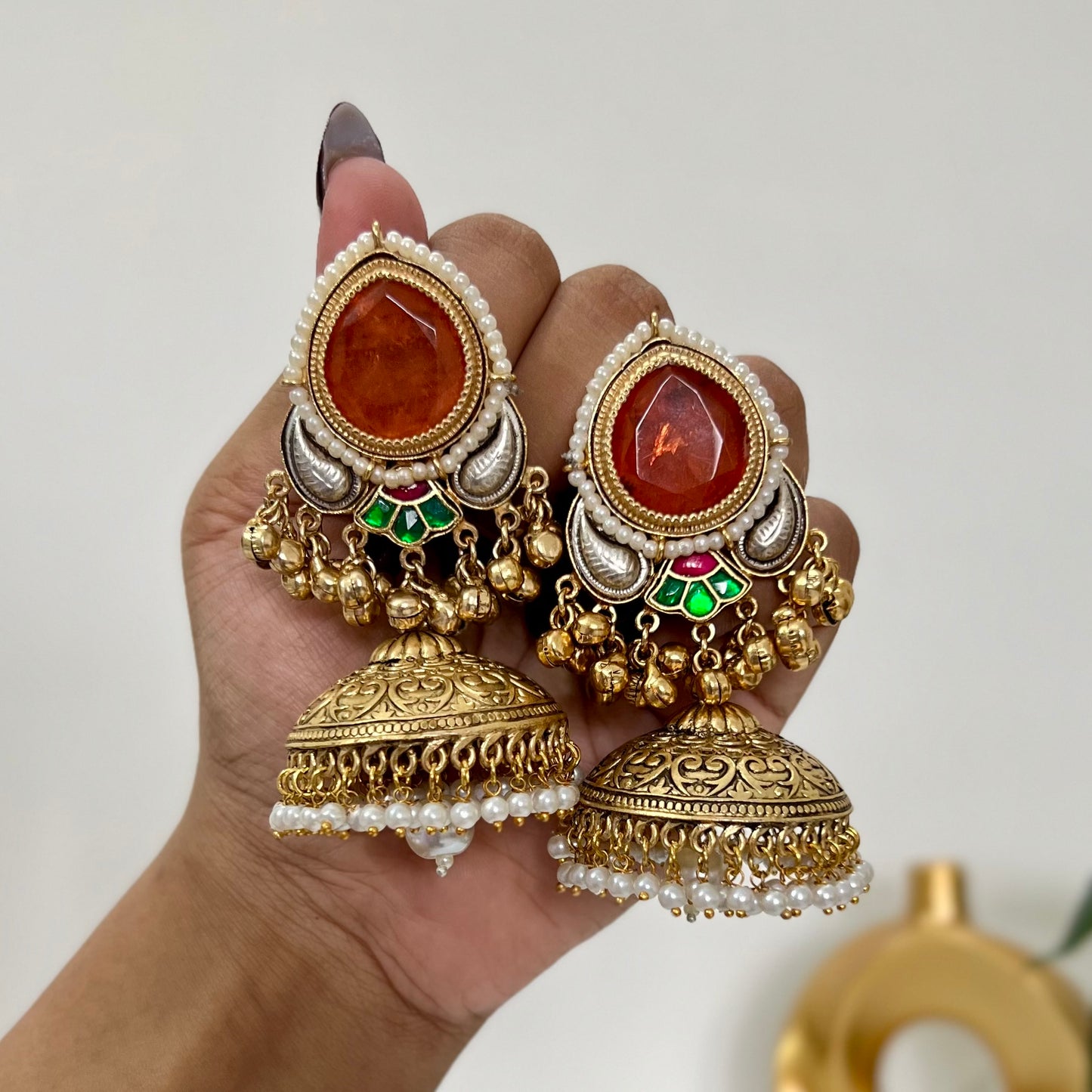 Kalyani Fusion Jhumkas
