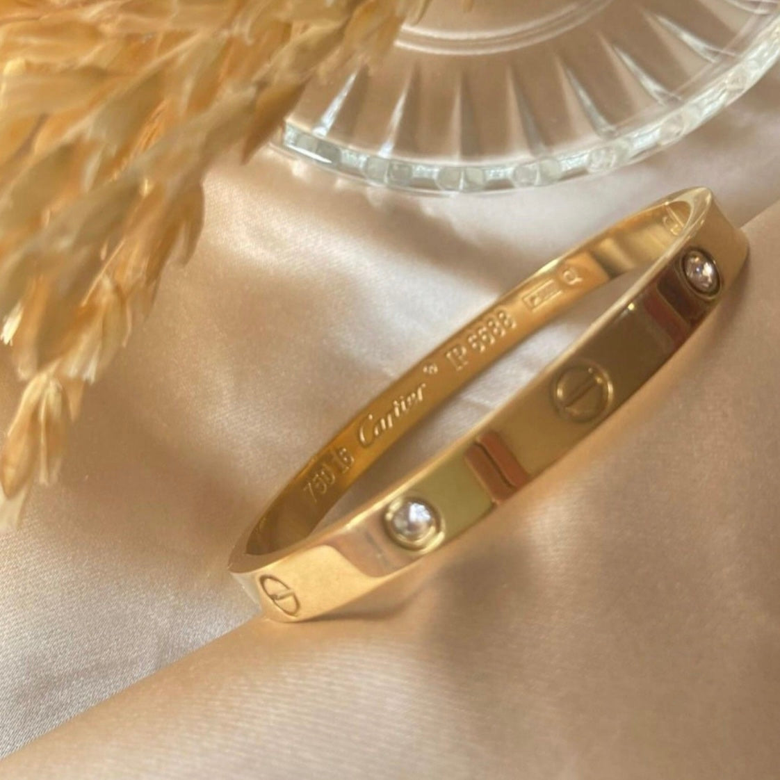 Love cuff vogish 18k gold plated Bracelet