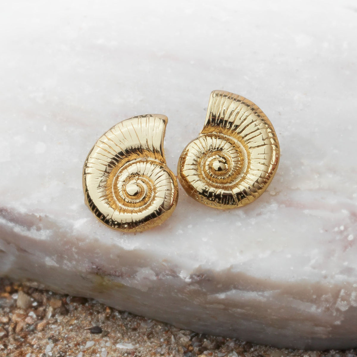 Shell 18k Gold plated Earrings