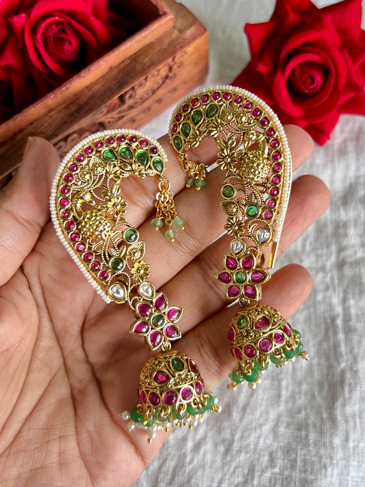 Isha Gold Plated Kanphool Earrings