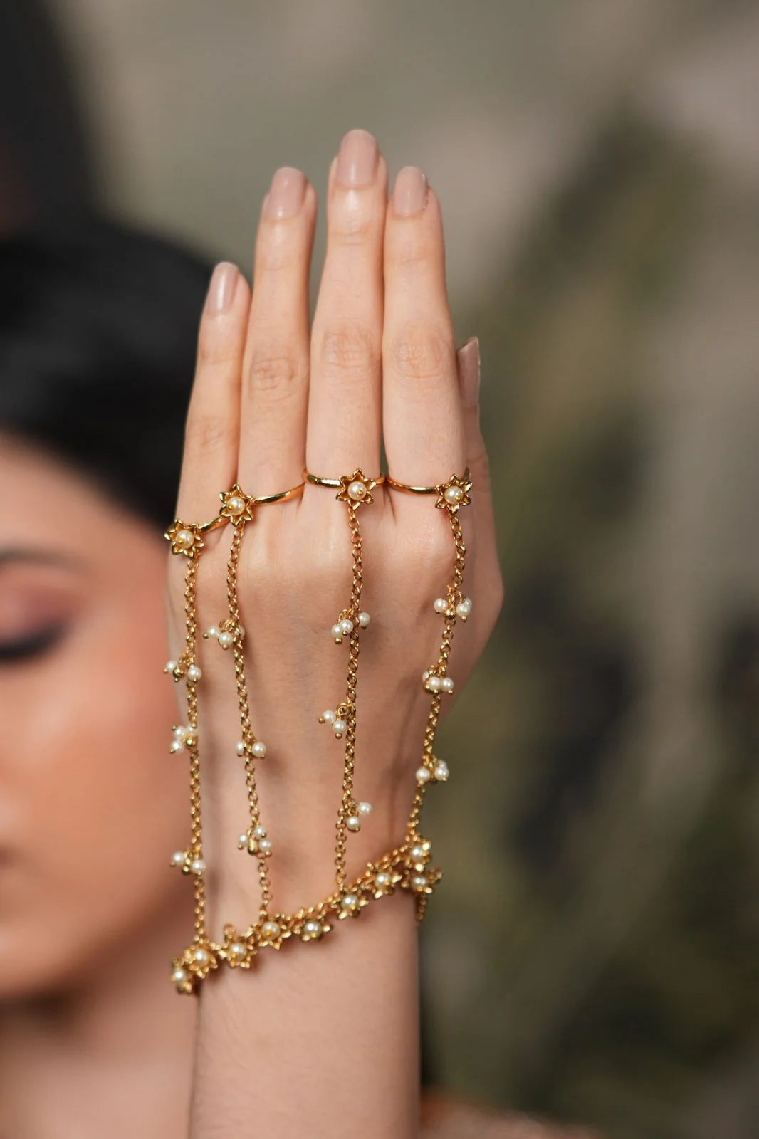 Mohini Gold Plated Haathphool