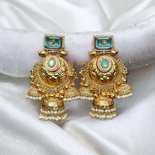 Siya Fusion Ghungroo Jhumkas