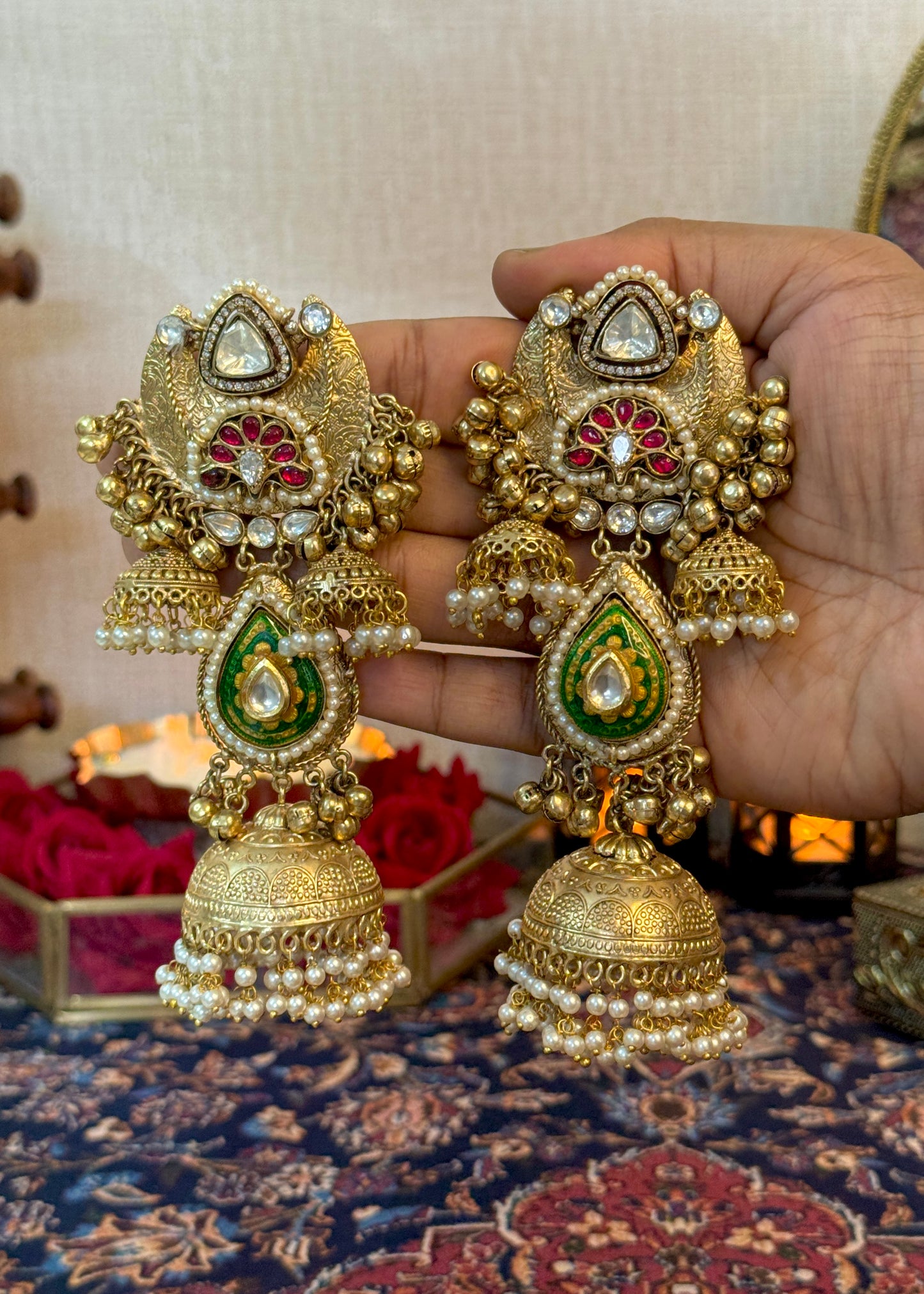 Anairaa Ghungroo Jhumka