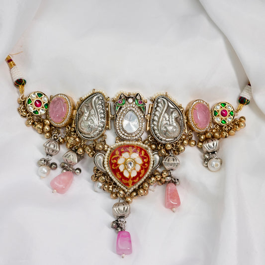 Sahiba Dual Tone Fusion Jewellery Set