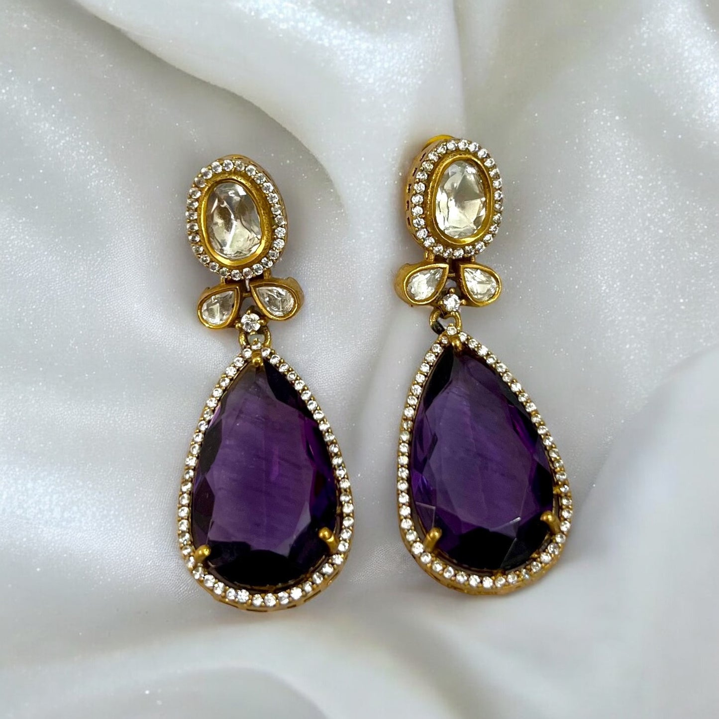 Ira Kundan Earrings