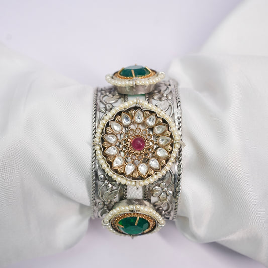 Aishwariya Fushion Silver Plated Bracelet