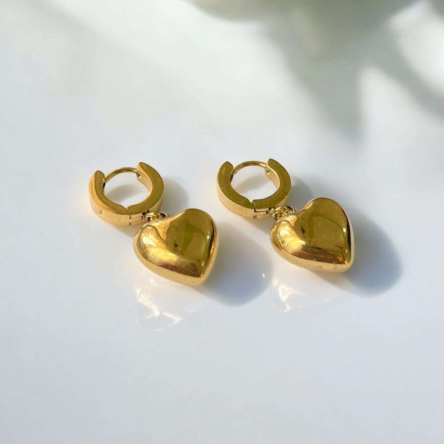 Sweetheart Gold plated Earrings
