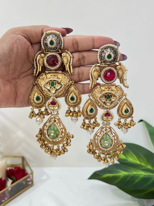 Amira Gold Plated Fusion Earrings