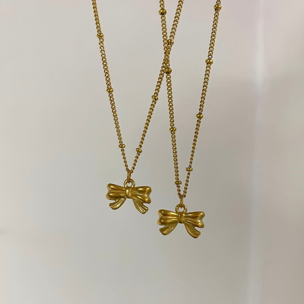 Cute Bow Chain Necklace