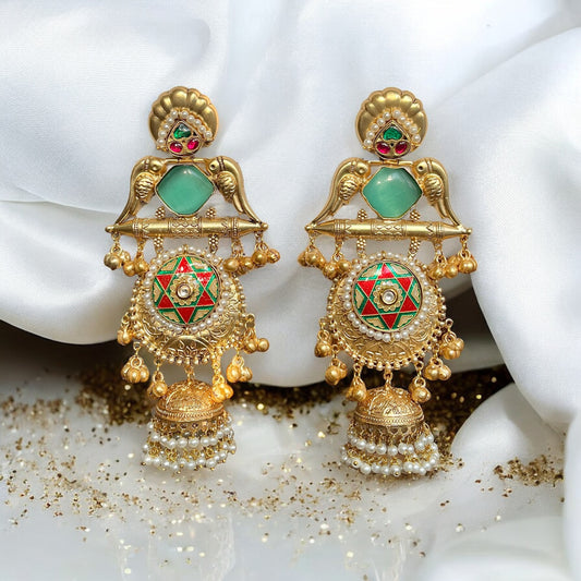 Roshni Fusion Jhumkas