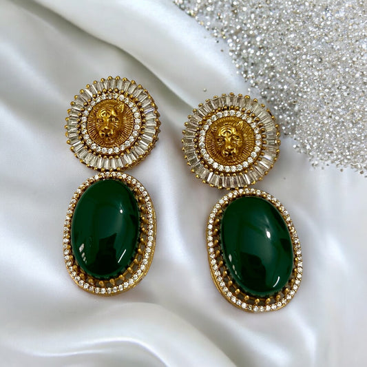 Sabyasachi Inspired Tiger Earrings