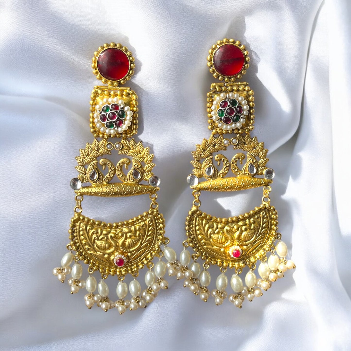 Sara Fusion Jhumkis