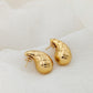 Teardrop minimal Gold plated Earrings