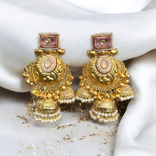 Siya Fusion Ghungroo Jhumkas