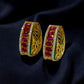 Naira Moissanite Kundan Hoops