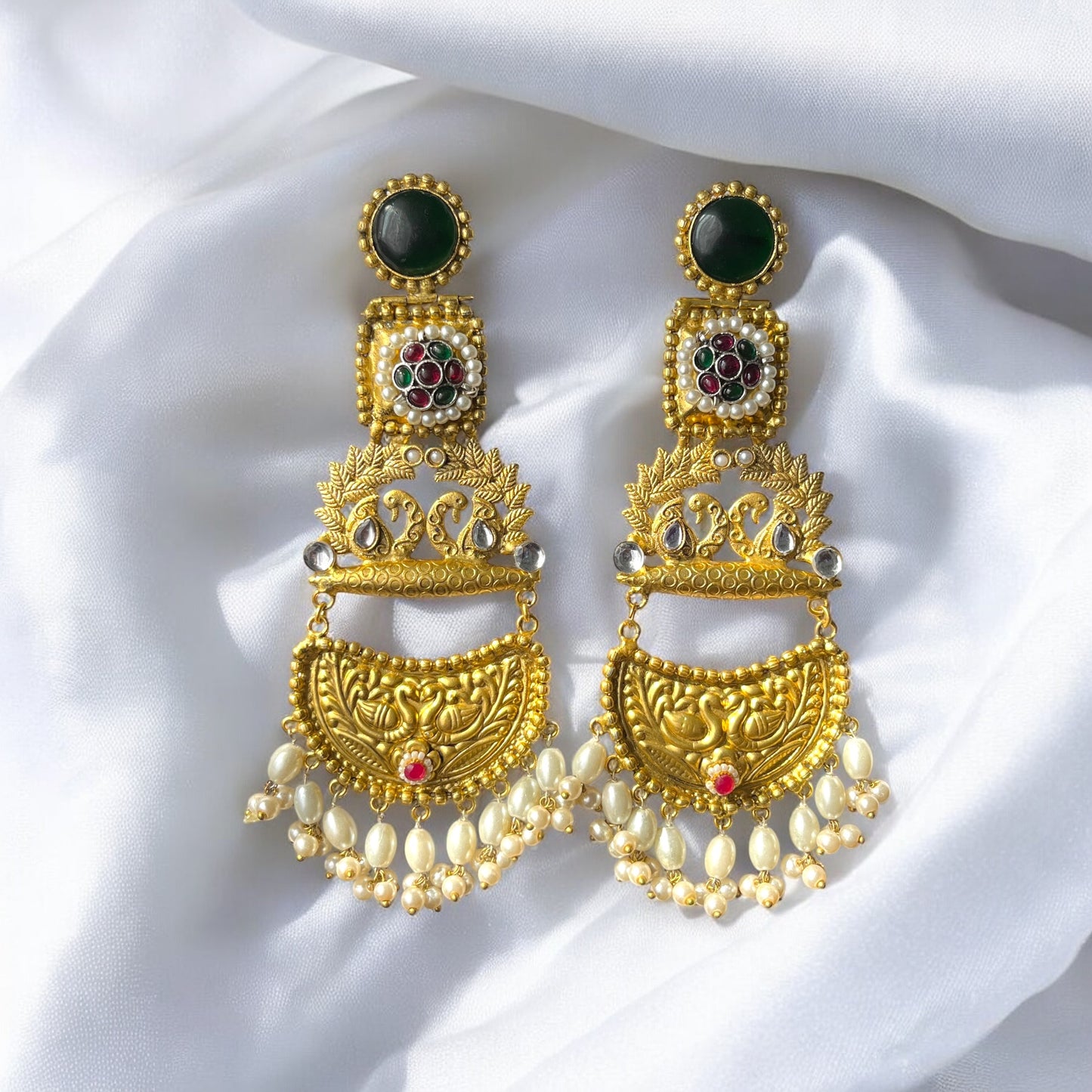 Sara Fusion Jhumkis