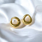 Abstract Minimal Gold plated Earrings