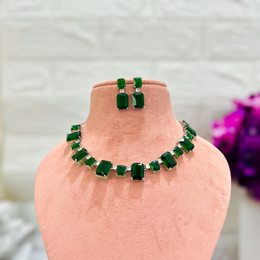 Emerald Green Ella Jewellery set