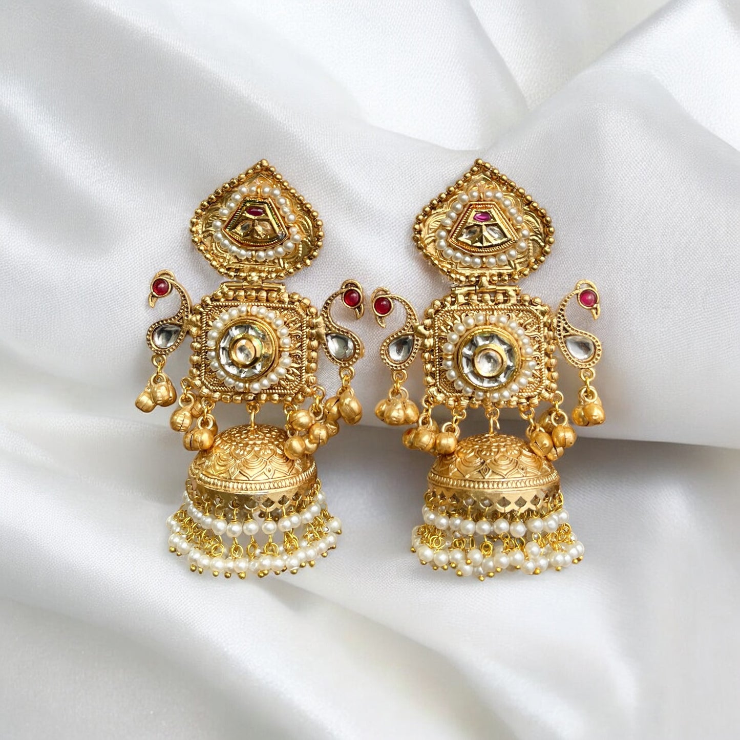 Dua Fusion Ghungroo Jhumkas