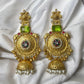Aaranya Fushion Golden Jhumkis