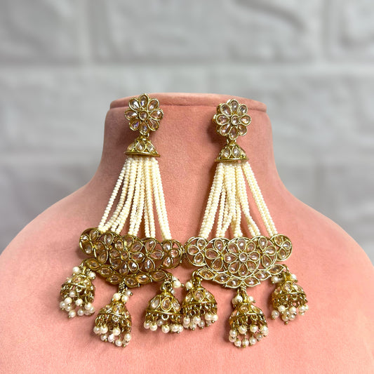 Mahira Sharara Kundan Earrings