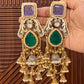 Swarna Gold Silver Plated Kashmiri Fusion Earrings
