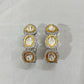 Meera Moissanite Kundan Hoops
