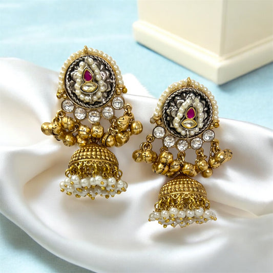 Avni 18k Gold Plated Jhumki