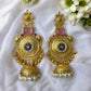 Aaranya Fushion Golden Jhumkis