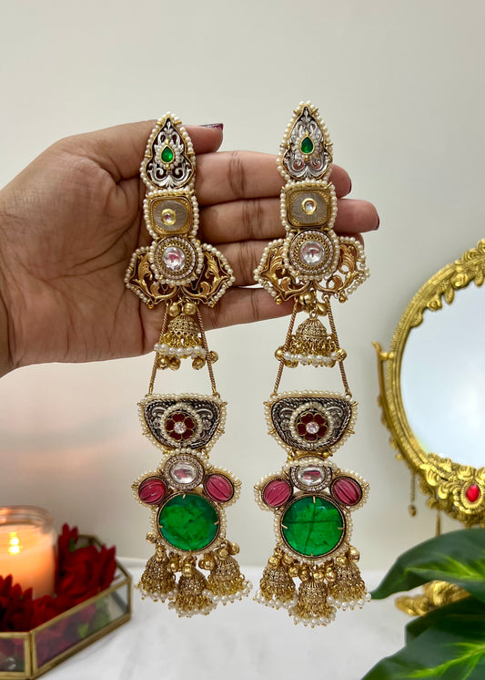 Samaira Gold Plated Fusion Jhumki
