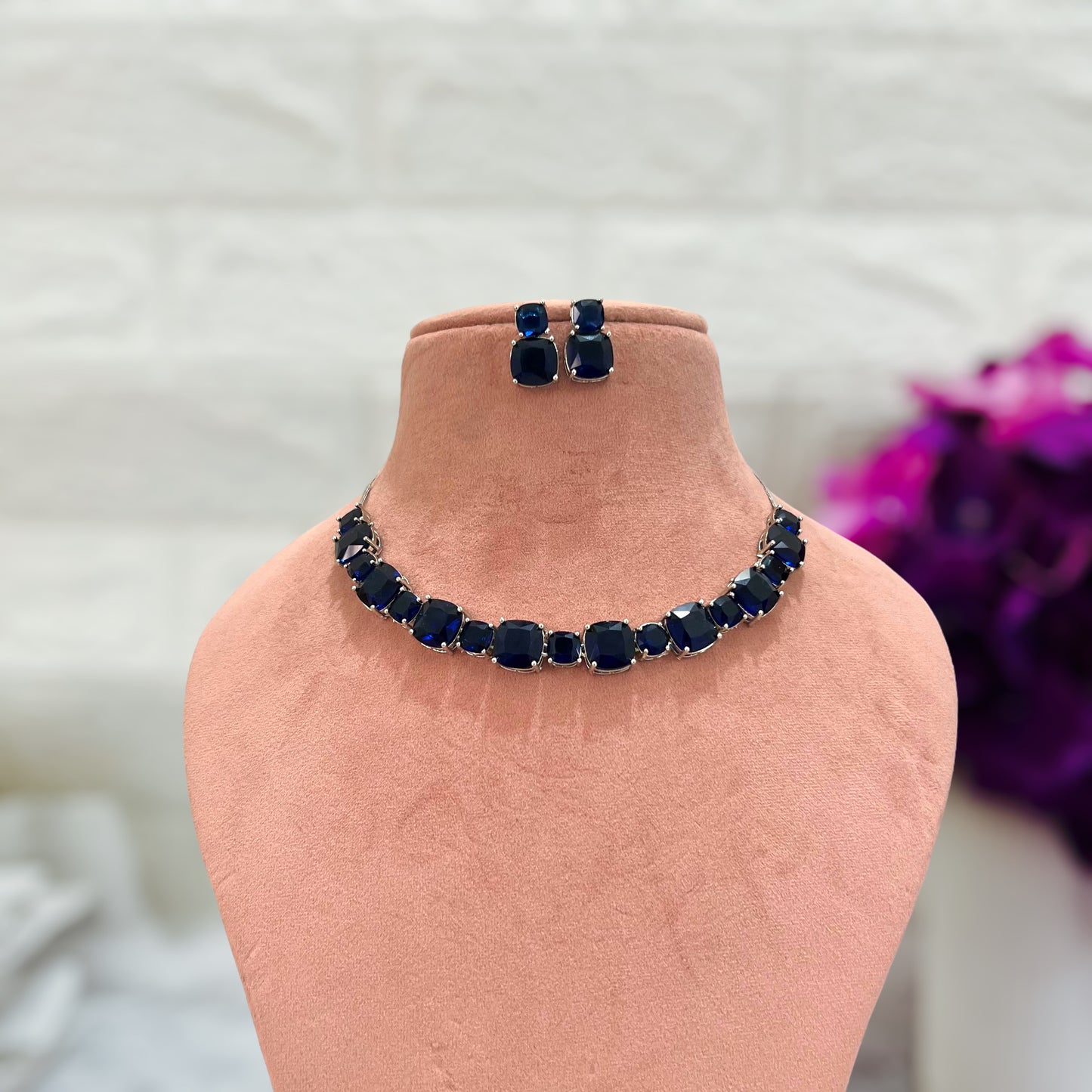 Royal Blue Mia Jewellery set