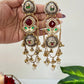 Rubina dual tone fusion dejhoor Kashmiri Earrings