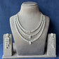 Radhika American Diamond Jewellery Set
