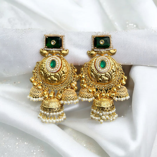 Siya Fusion Ghungroo Jhumkas