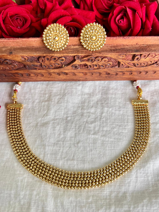 Raima Gold Plated Jewellery set