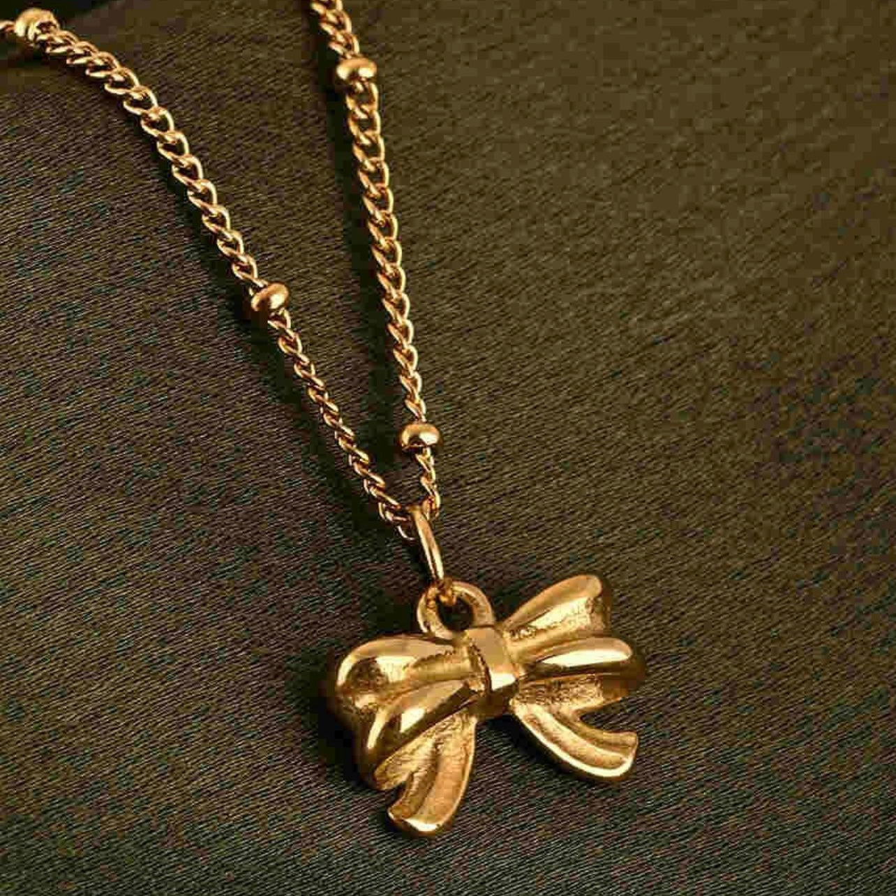 Cute Bow Chain Necklace