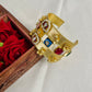 Shanaya Multi Color Fushion Gold Plated Bangles