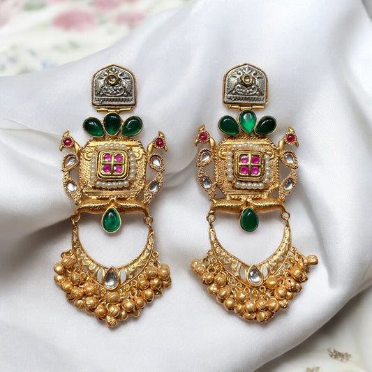 Ishaani Fusion Ghungroo Earrings