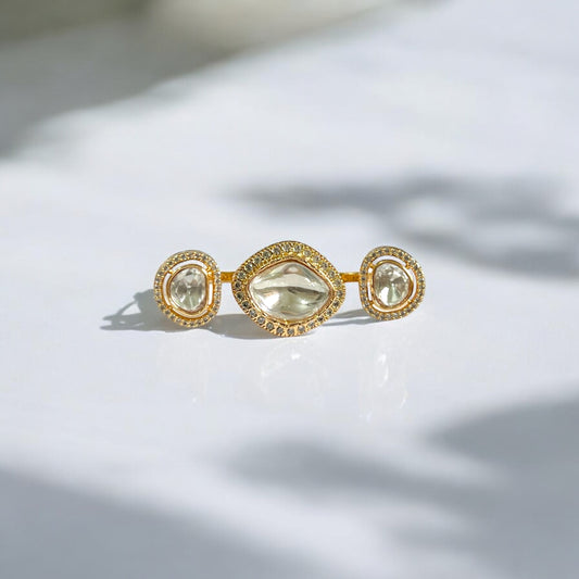 Aanya Kundan Finger Ring