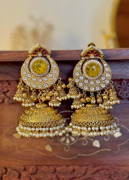 Inaaya Gold Plated Jhumki