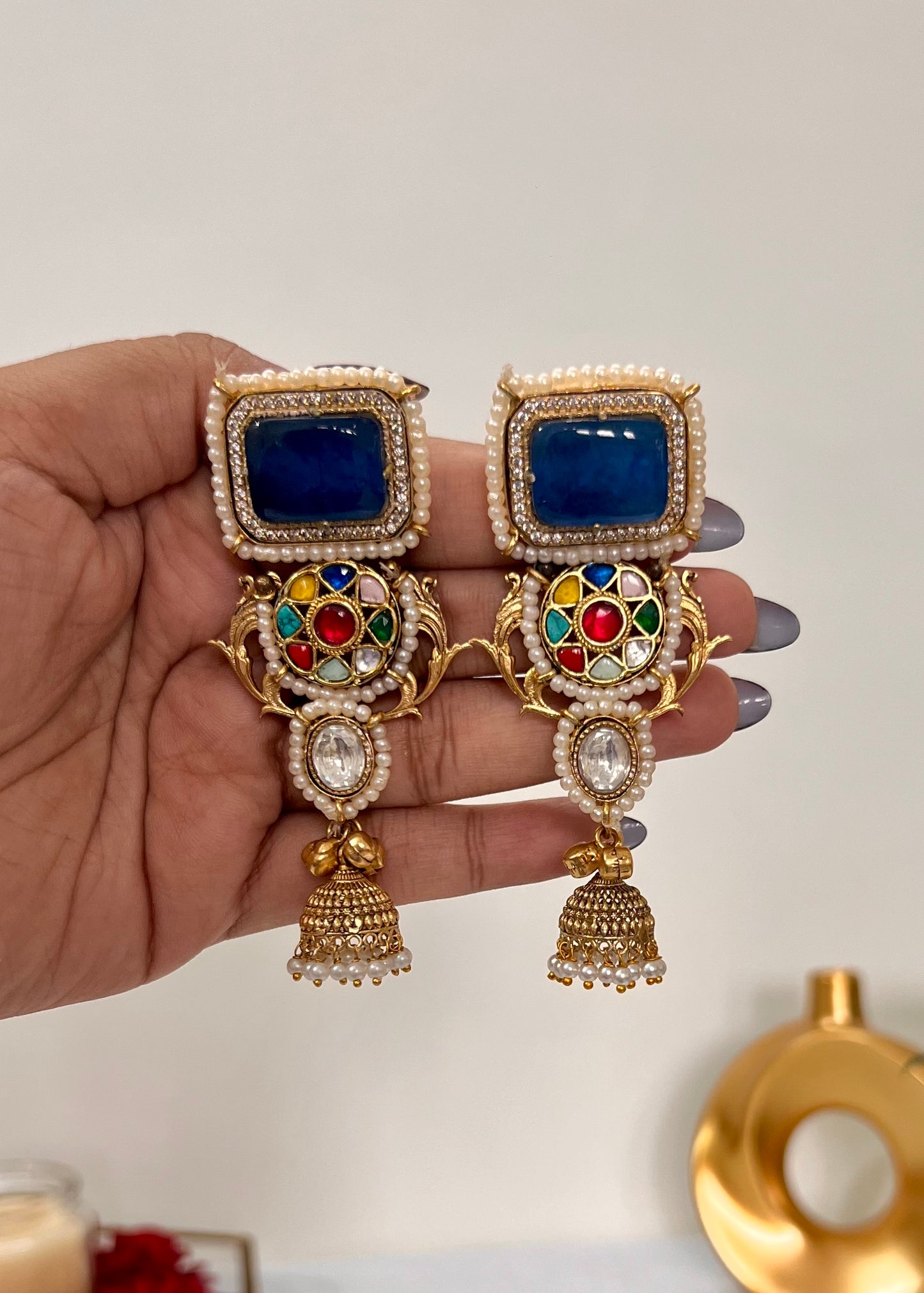 Nandini Gold Plated Jhumki