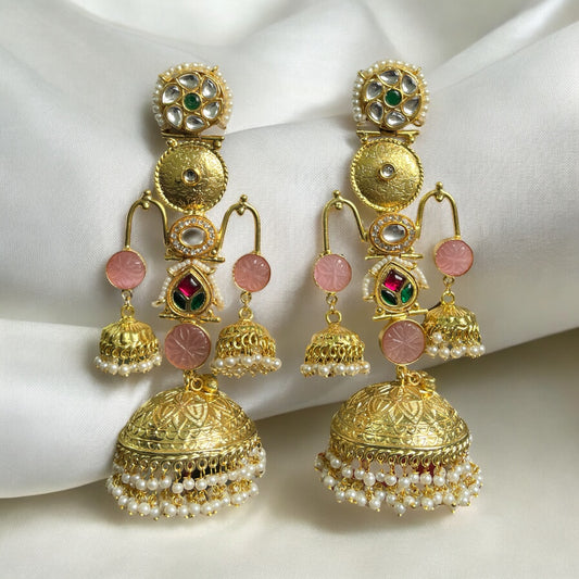 Shanaya Fusion Jhumkis