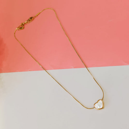 Follow your Heart Gold Plated Necklace